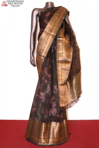 Exclusive Organza Printed Silk Saree